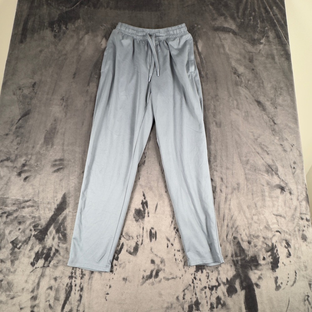 Under Armour Athletic Pants Mens Small Gray Loose Fit Drawstring Joggers 4655